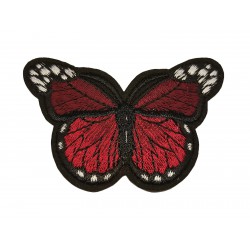 Patch "Schmetterling Rot"